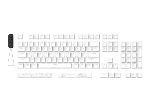 HP HyperX WHT Pudding Keycaps 2-US