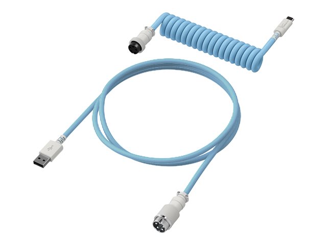 HP HyperX USB-C Coiled Cable Light Blue