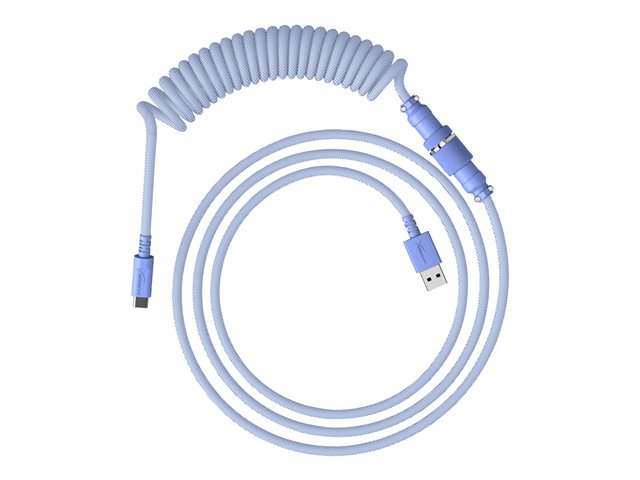 HP HyperX USB-C Coiled Cable Light Purpl