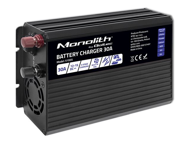 QOLTEC 51955 Smart Monolith charger 30A