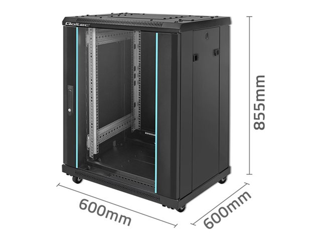 QOLTEC 54518 19inches RACK cabinet / 15U